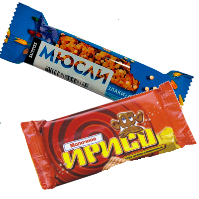 Ирис вкус нежно-сливочный/Мюсли-злаки